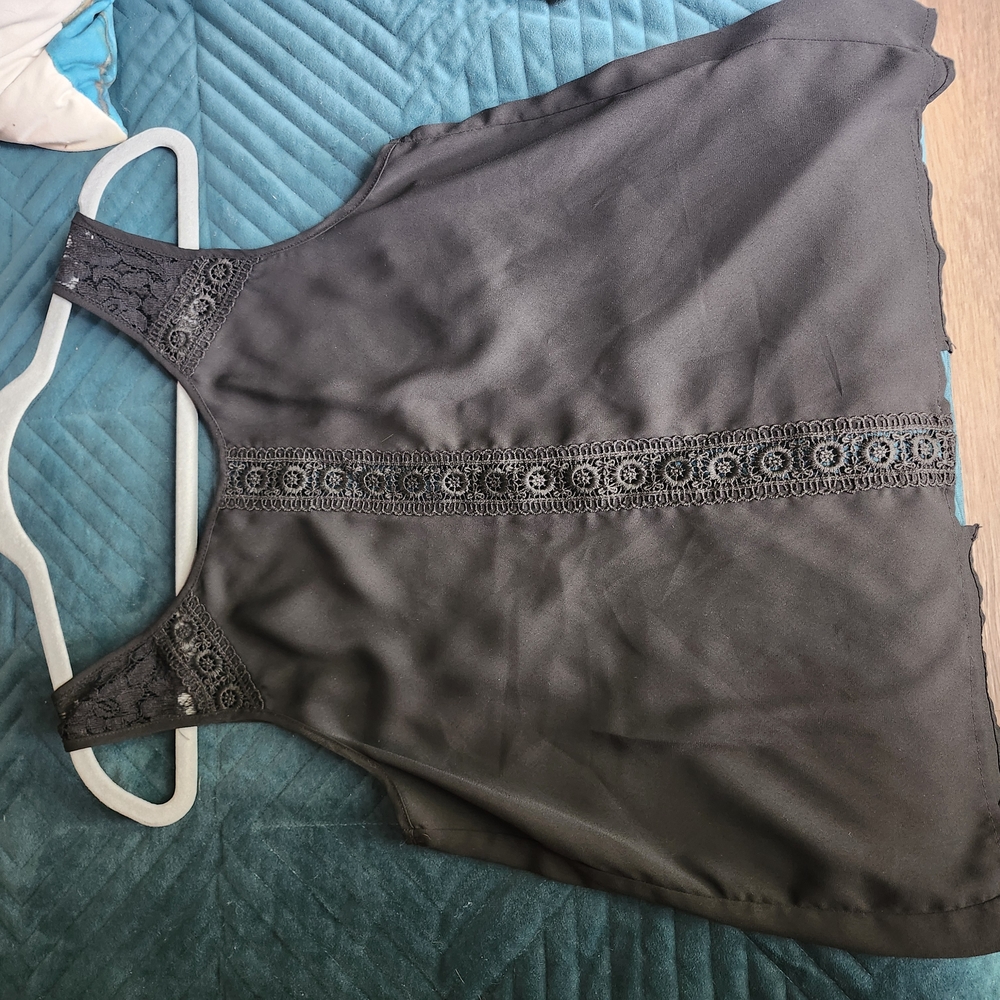 H&M Elegant Black Lace Top
